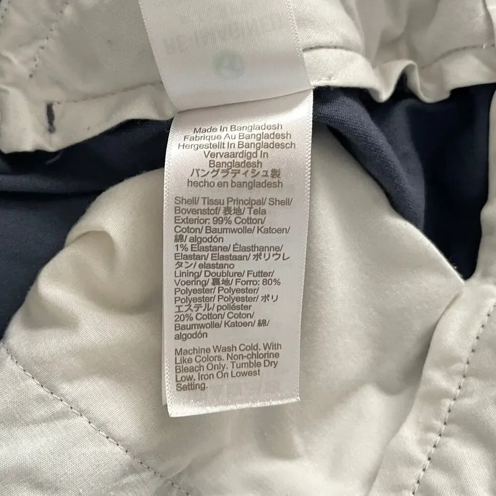 J. Crew Factory Flex Straight Leg Pants Mens 33x30 Blue Chino H3186